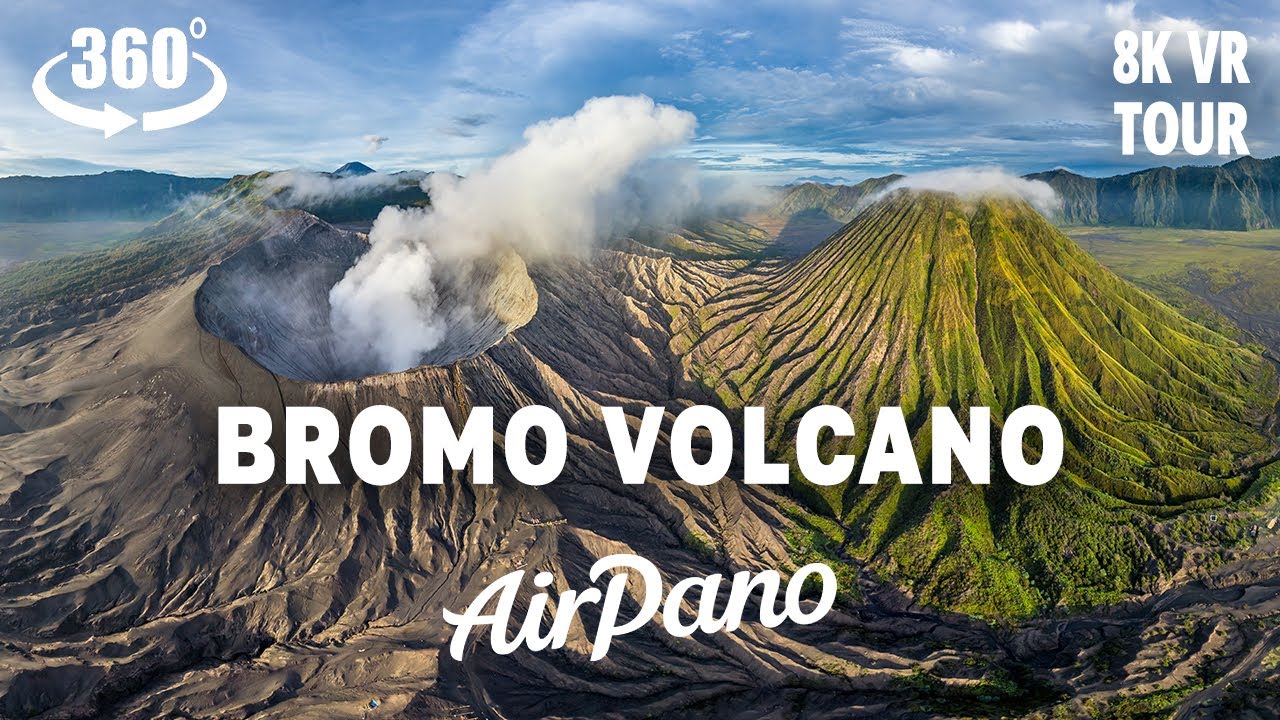 VR360 2D 8K 360 度虚拟游览 No2 布罗莫火山 爪哇岛 印度尼西亚