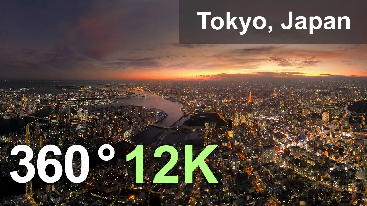 VR360° 2D 8K 东京的夜晚 日本 8K 航拍 360 度视频 Tokyo at night, Japan. Aerial 360 video in 8K VR360° 2D 8K 东京的夜晚 日本 8K 航拍 360 度视频 Tokyo at night, Japan. Aerial 360 video in 8K