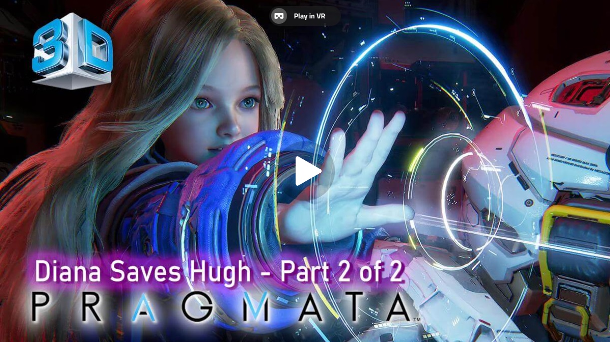 3D短片 8K 立体感极强 Pragmata 多部合集